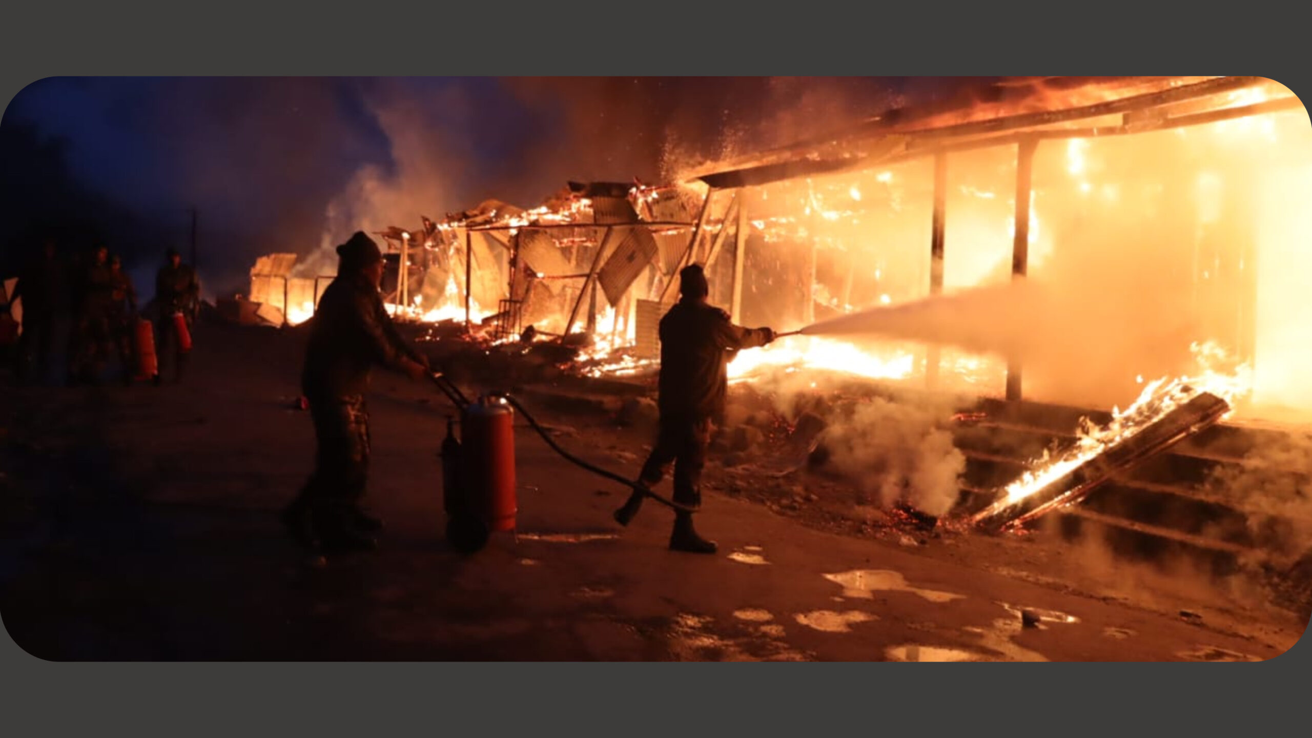 অৰুণাচলৰ আঞ্জাৱ জিলাৰ হাউলিয়াং বজাৰত ১৫খন দোকান ধ্বংস কৰিলে ব্যাপক অগ্নিকাণ্ড