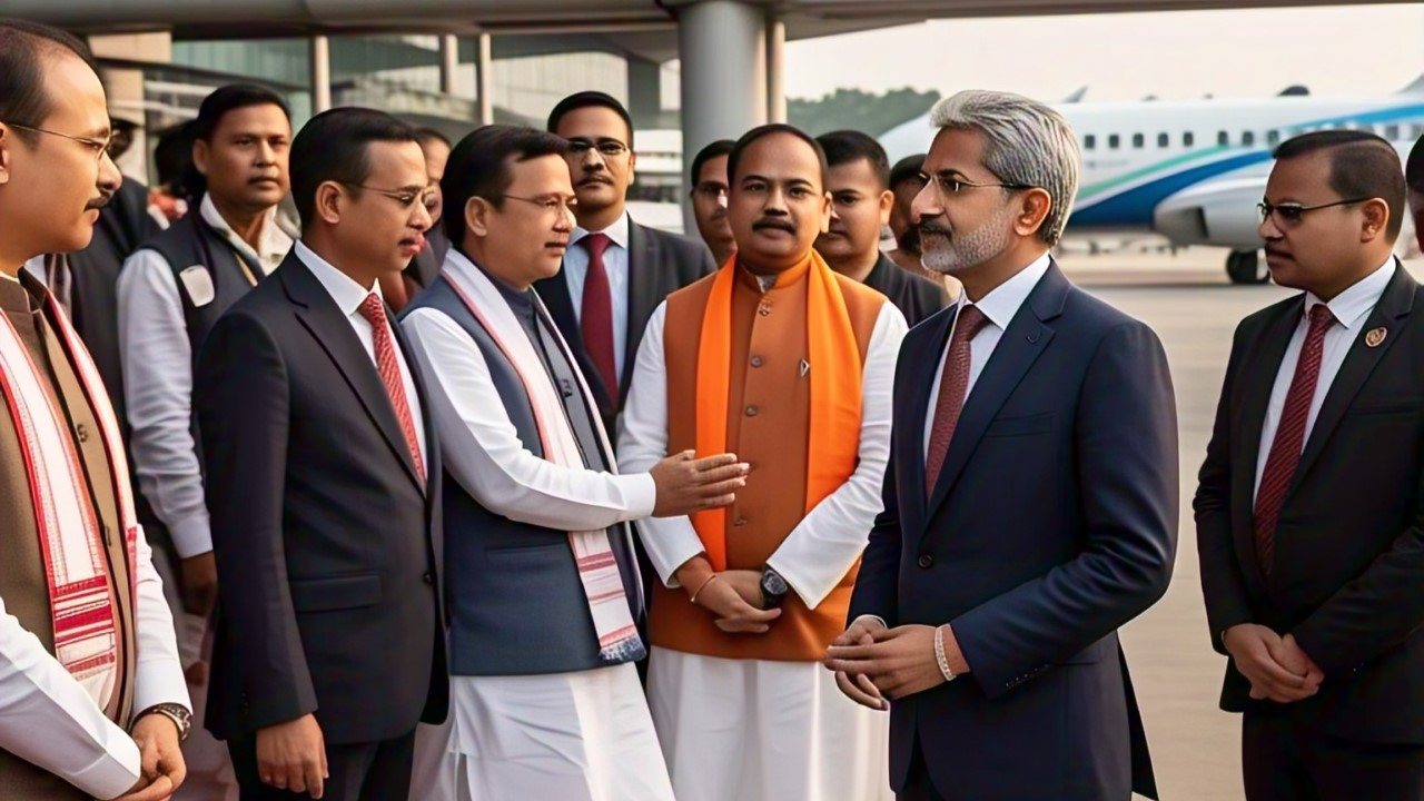 আঞ্চলিক সম্পৰ্ক সুদৃঢ় কৰিবলৈ আন্তঃৰাষ্ট্ৰীয় প্ৰতিনিধি দলৰ সৈতে অসমত উপস্থিত বৈদেশিক পৰিক্ৰমা মন্ত্ৰী জয়শংকৰ